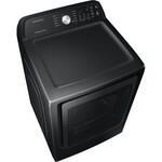 SAMSUNG #DVG45T3400V Samsung 7.4-cu ft Reversible Side Swing Door Gas Dryer (Brushed Black)