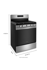 WFG550S0LZ 5.0 Cu. Ft. Whirlpool® Gas 5-in-1 Air Fry Oven