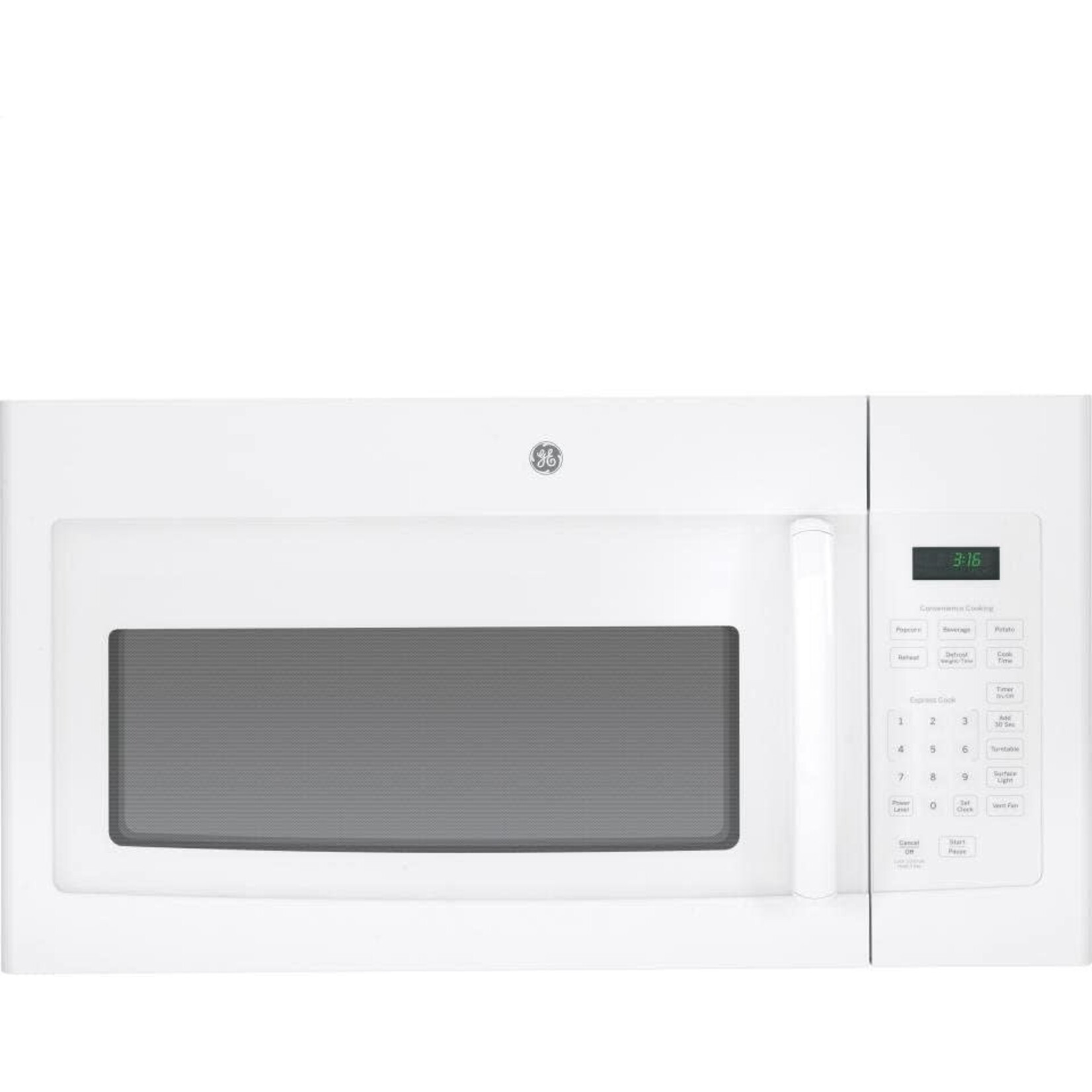 GE #JVM3160DFWW 1.6 cu. ft. Over the Range Microwave in White