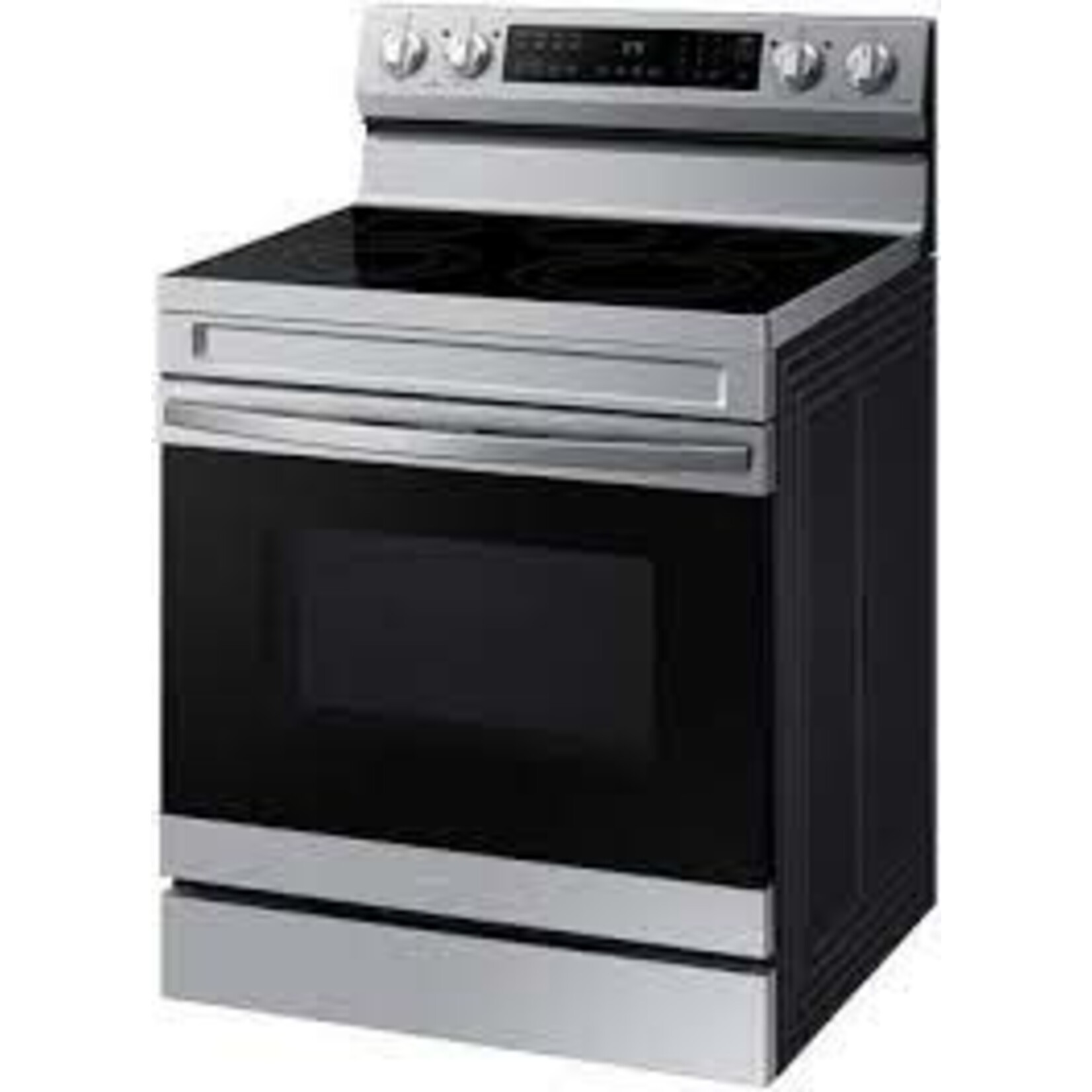 SAMSUNG #NE63A6511SS 6.3 cu. ft. Smart Wi-Fi Enabled Convection Electric Range with No Preheat AirFry in Stainless Steel