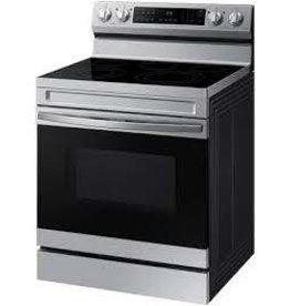 SAMSUNG NE63A6511SS 6.3 cu. ft. Smart Wi-Fi Enabled Convection Electric Range with No Preheat AirFry in Stainless Steel