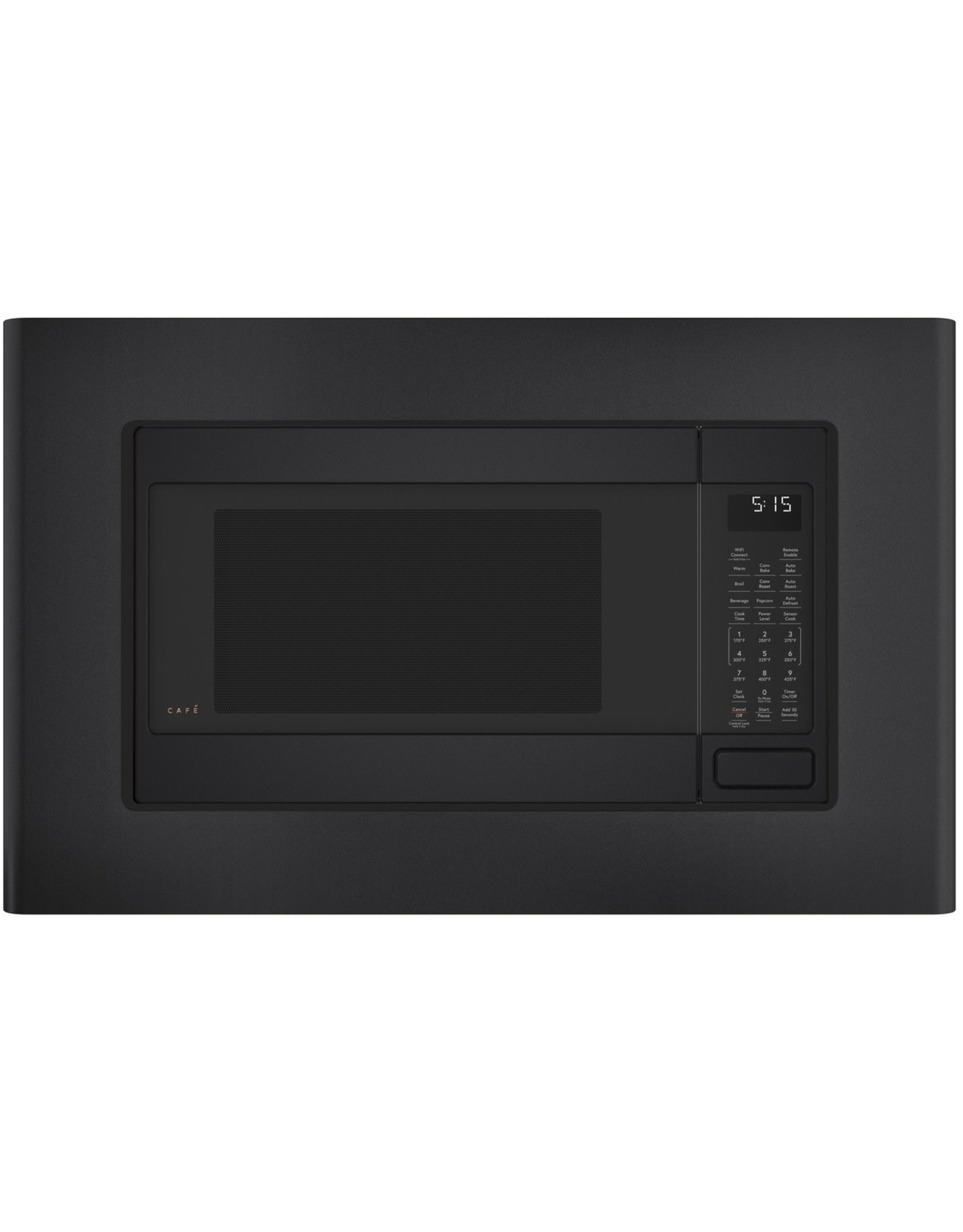 GE Cafe' CEB515P3NDS 1.5 cu. ft. Smart Countertop Convection Microwave with Sensor Cooking in Matte Black, Fingerprint Resistant
