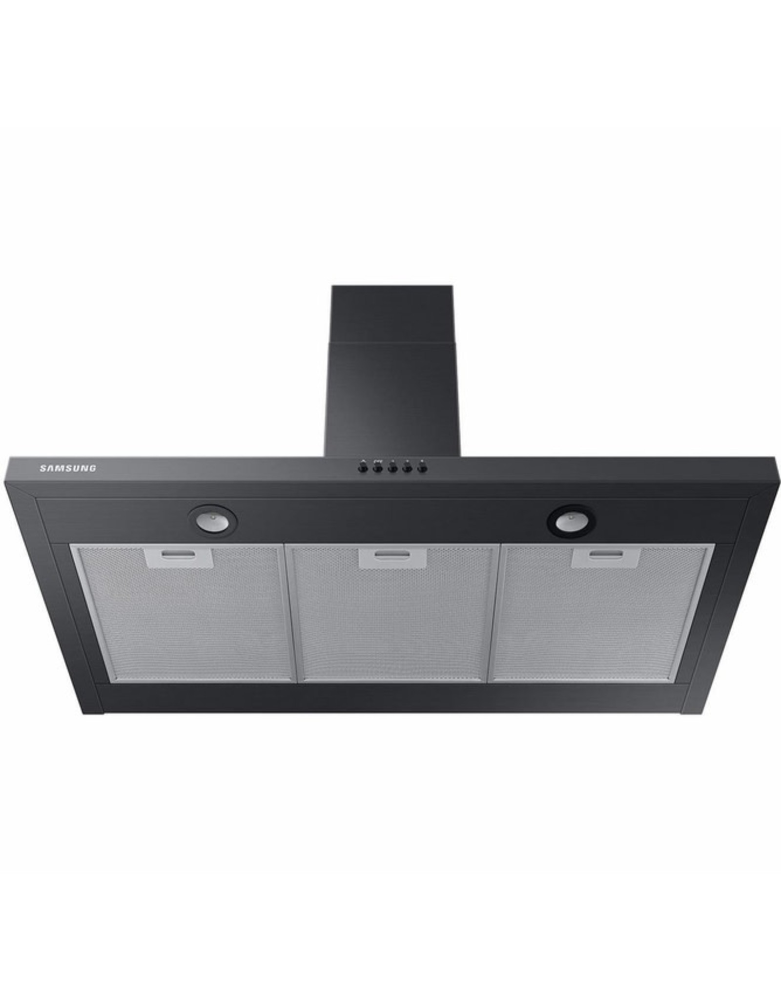 NK36R5000WG 36 in. Wall Mount Range Hood with LED Lighting in Fingerprint Resistant Black Stainless