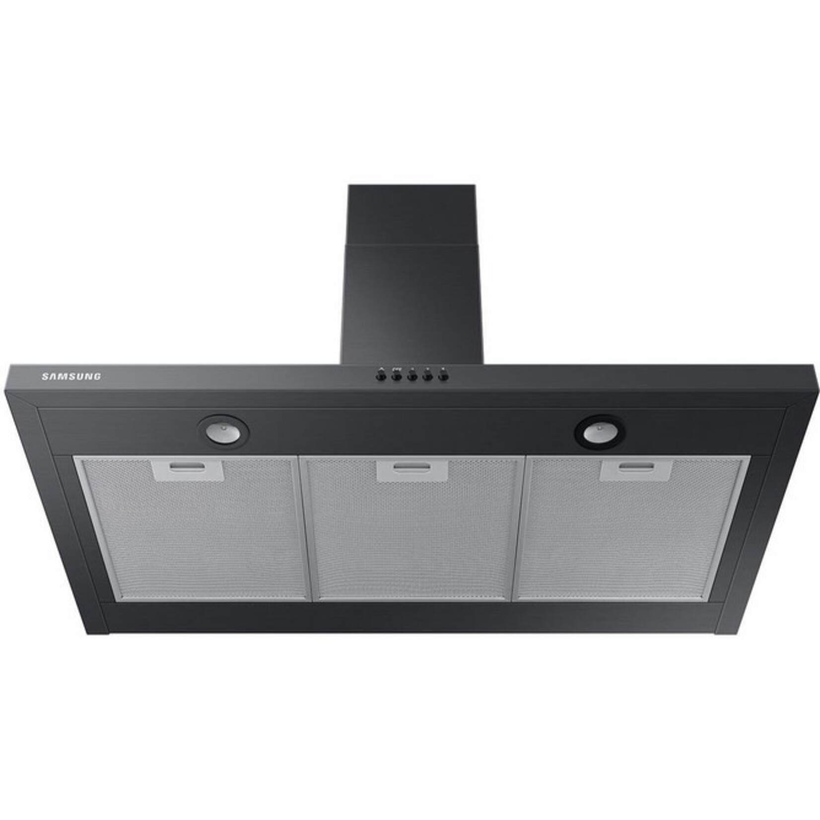 #NK36R5000WG 36 in. Wall Mount Range Hood with LED Lighting in Fingerprint Resistant Black Stainless