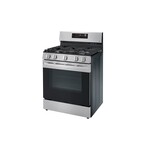 LG LRGL5823S 5.8 cu. ft. Smart Wi-Fi Enabled Fan Convection Gas Single Oven Range with AirFry and EasyClean in Stainless Steel