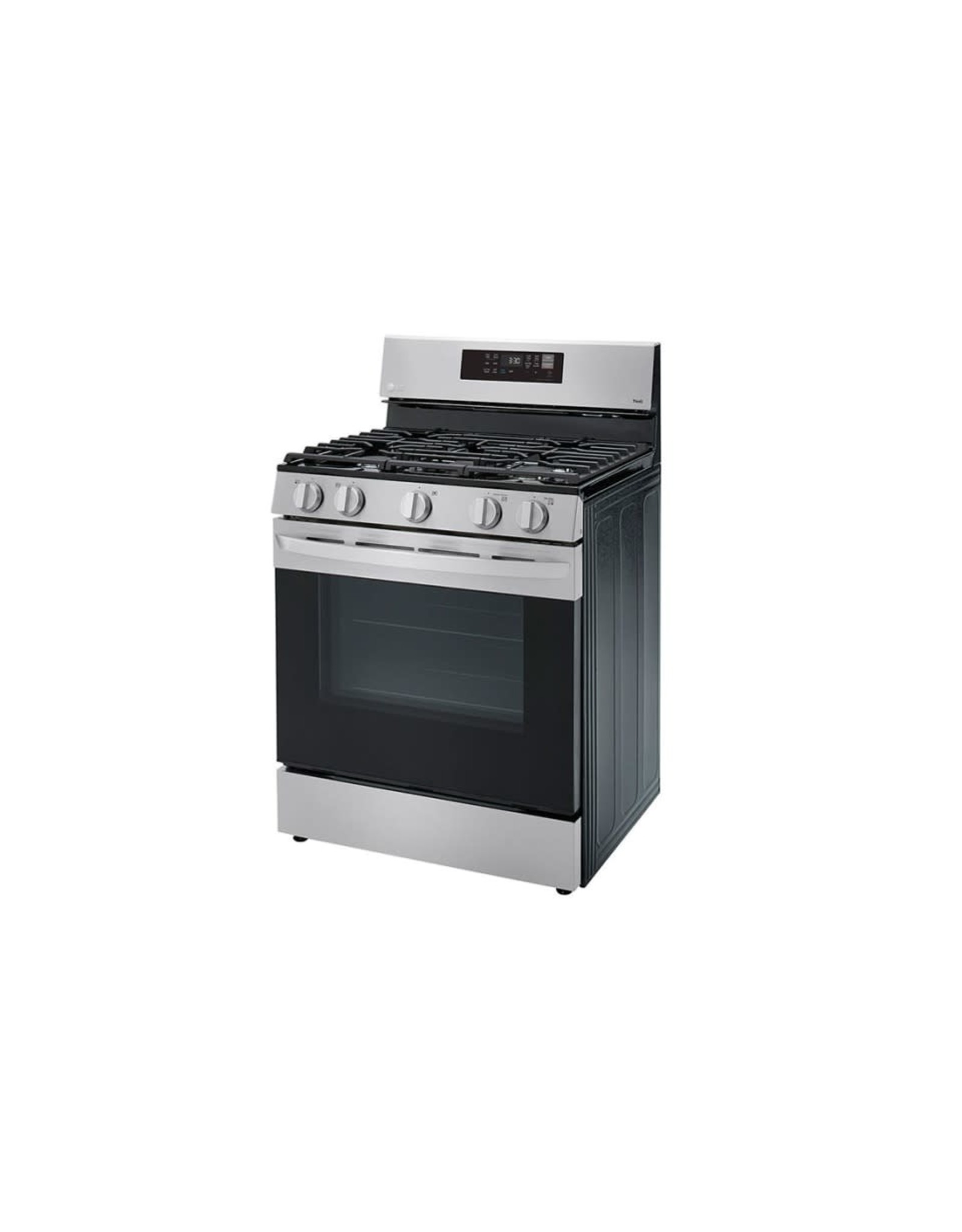 LRGL5823S 5.8 cu. ft. Smart Wi-Fi Enabled Fan Convection Gas Single Oven Range with AirFry and EasyClean in Stainless Steel
