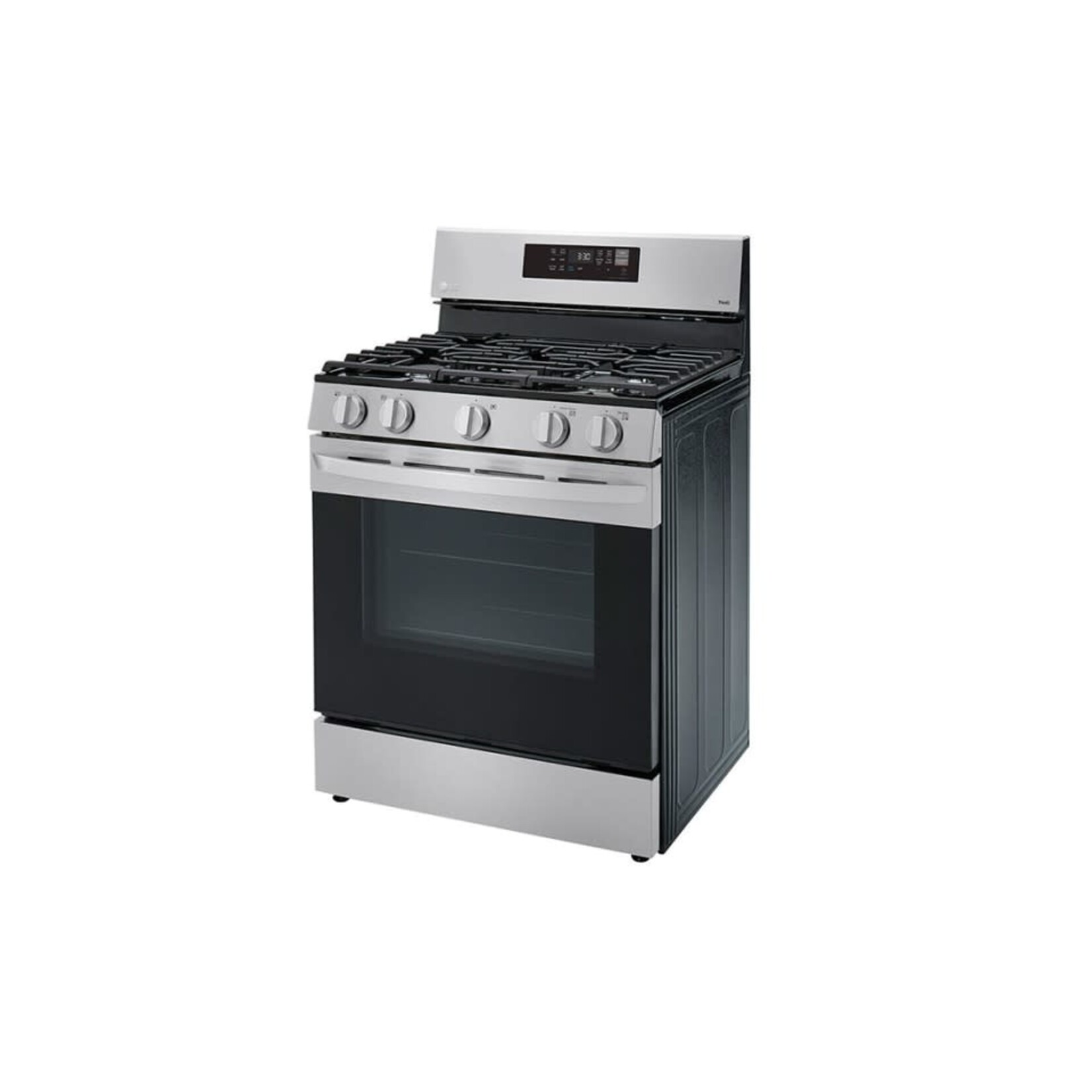 LG LRGL5823S 5.8 cu. ft. Smart Wi-Fi Enabled Fan Convection Gas Single Oven Range with AirFry and EasyClean in Stainless Steel