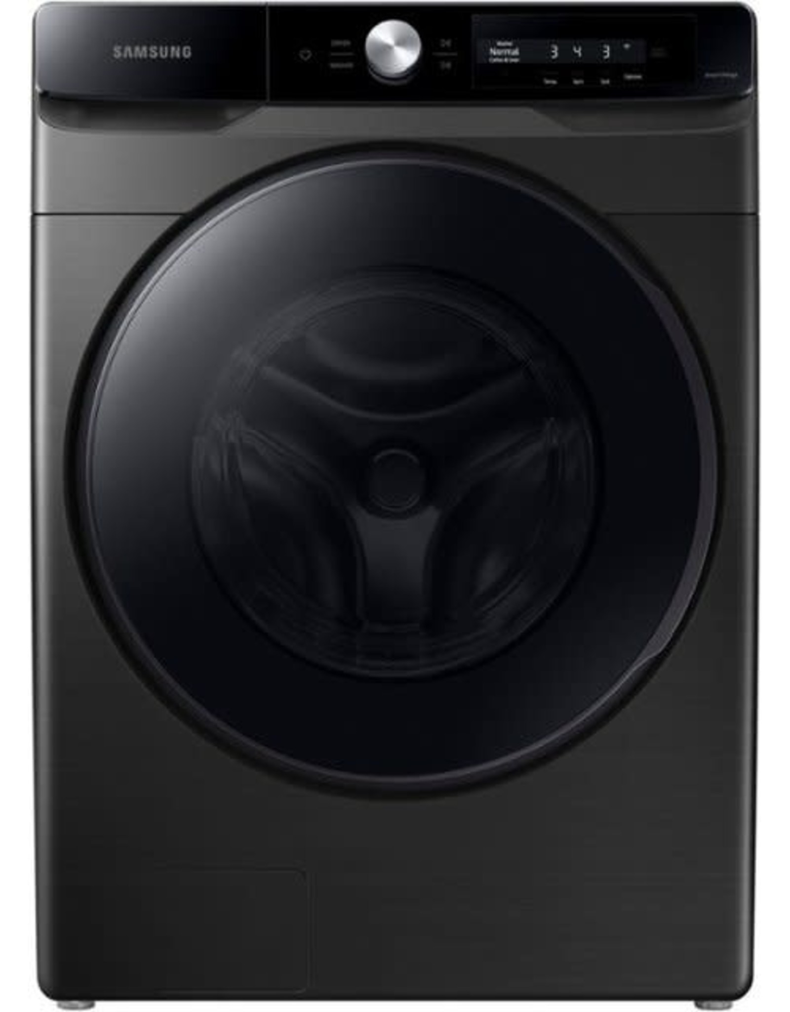 SAMSUNG C/R WF45A6400AV 4.5 cu. ft. Large Capacity Smart Dial Front Load Washer with Super Speed Wash in Brushed Black