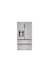 lg LMXS28626S  27.8 cu. ft. 4 Door French Door Smart Refrigerator with 2 Freezer Drawers and Wi-Fi Enabled in Stainless Steel