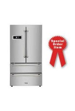 THOR hrf3601f 36 in. 21 cu. ft. French Door Refrigerator in Stainless Steel Counter Depth with Automatic Ice Maker