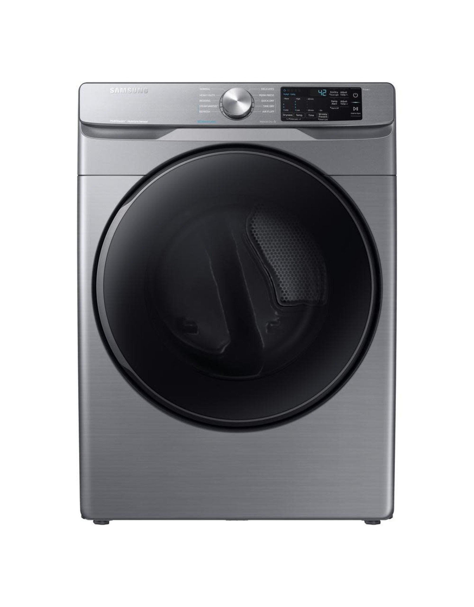 SAMSUNG NEW DVE45R6100P 7.5 cu. ft. Platinum Electric Dryer with Steam