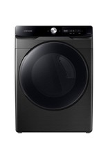 SAMSUNG DVE45A6400V 7.5 cu. ft. Smart Dial Brushed Black Electric Dryer with Super Speed Dry