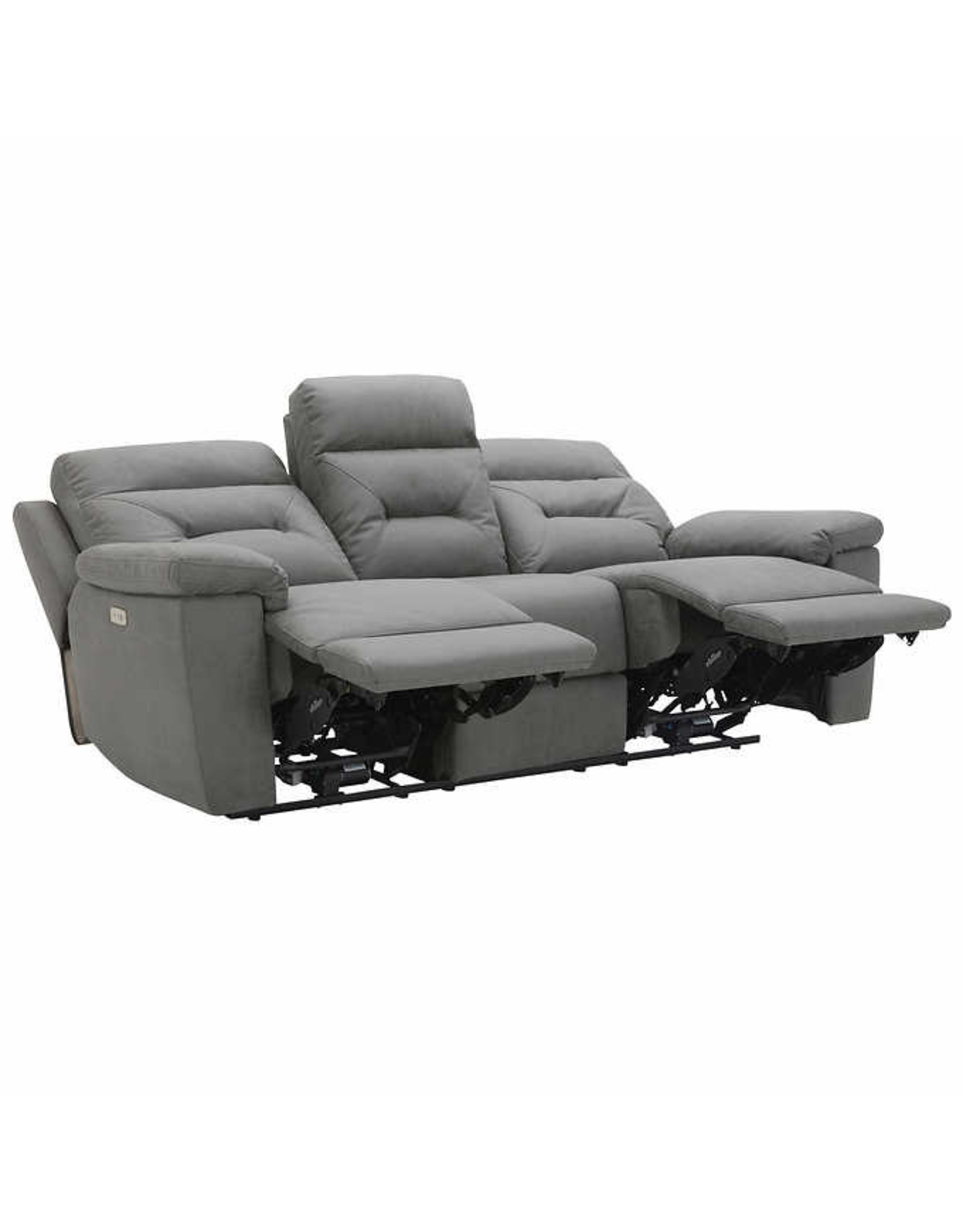 Lawton Fabric Power Reclining Sofa with Power Headrests