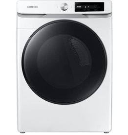 SAMSUNG NEW DVE45A6400W 7.5 cu. ft. Smart Dial White Electric Dryer with Super Speed Dry