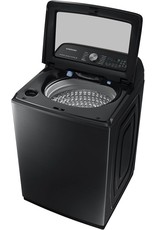 SAMSUNG ( WA51A5505AV 5.1 cu. ft. Smart Top Load Washer with ActiveWave Agitator and Super Speed Wash in Brushed Black