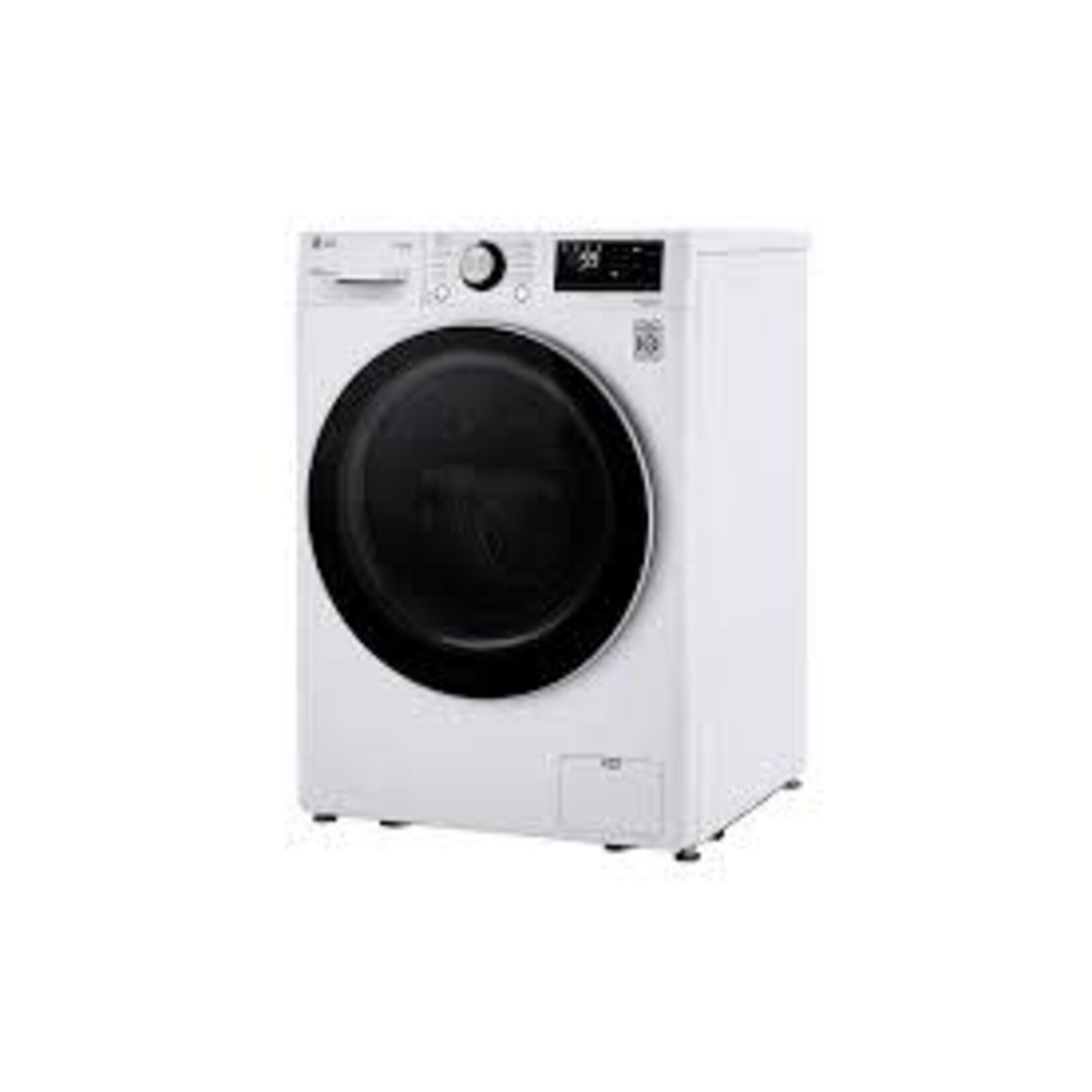 LG Electronics #WM1455HWA 2.4 cu.ft. Compact White Front Load Washer with Built-In Intelligence