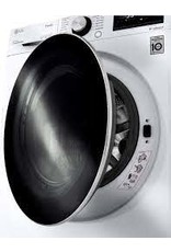 LG Electronics WM1455HWA 2.4 cu.ft. Compact White Front Load Washer with Built-In Intelligence