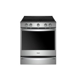 WHIRLPOOL WEE750H0HZ 6.4 cu. ft. Smart Slide-In Electric Range with Scan-to-Cook Technology in Fingerprint Resistant Stainless Steel