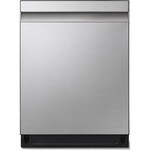 SAMSUNG #DW80R9950US  Samsung 24 in. Top Control Tall Tub Linear Wash Dishwasher in Fingerprint Resistant Stainless, 3rd Rack, AutoRelease, 39 dBA