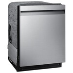 SAMSUNG DW80R7060US 42 dBA 24 in Top Control StormWash Tall Tub Dishwasher in Stainless Steel with AutoRelease Dry and 3rd Rack,