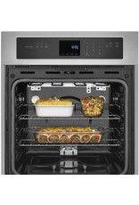 WHIRLPOOL WOS51ES4ES 24 in. Single Electric Wall Oven Self-Cleaning in Stainless Steel