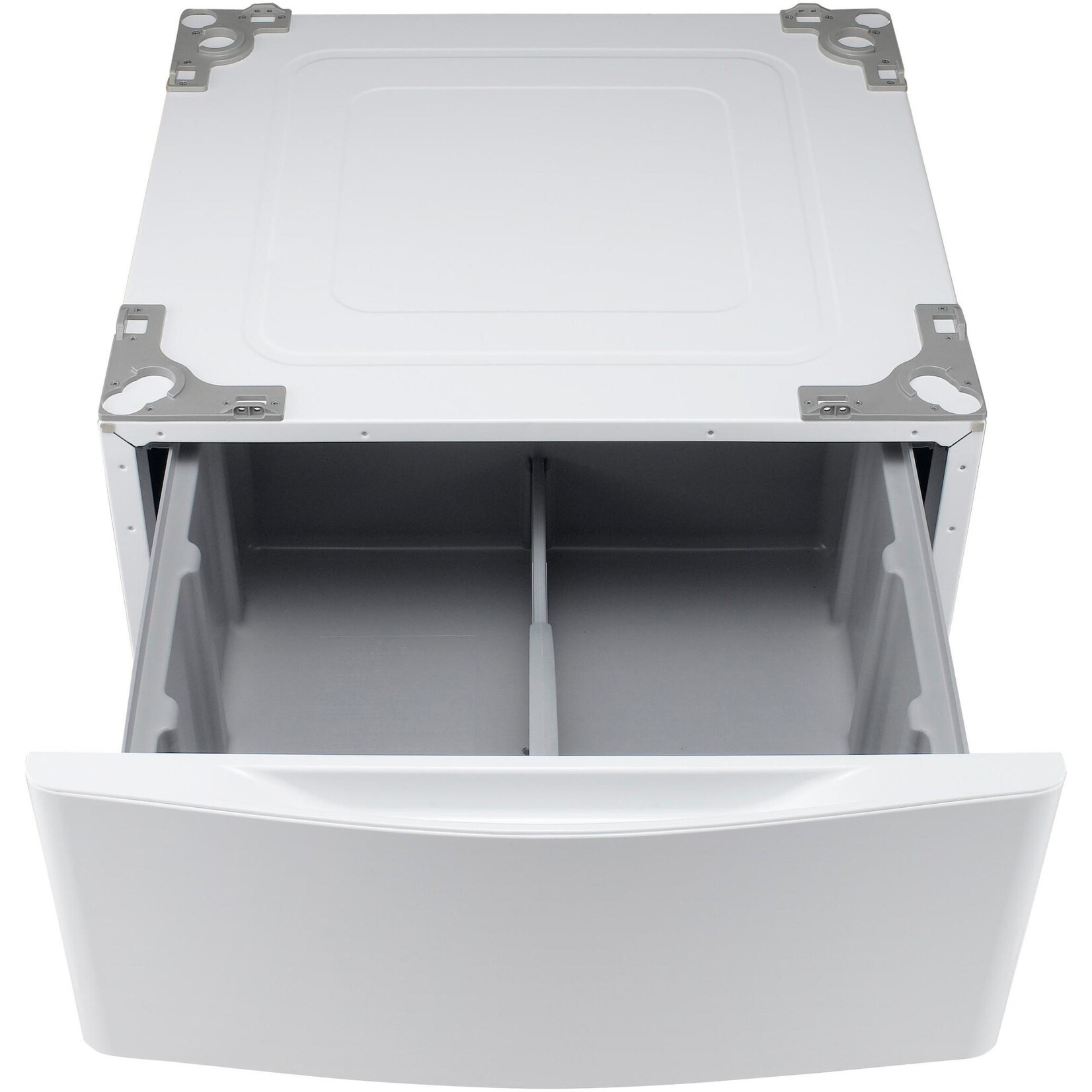 #WDP4W 27 in. Laundry Pedestal with Storage Drawers for Washers and Dryers in White