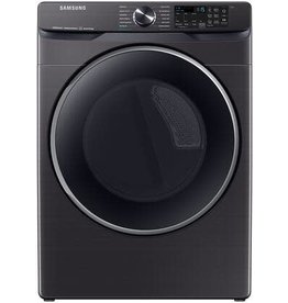 SAMSUNG DVE50A8500V 7.5 cu. ft. Smart Brushed Black Electric Dryer with Steam Sanitize