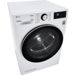 LG Electronics ##*DLHC1455W 4.2 cu. ft. Compact White Electric Dryer with Dual Inverter HeatPump Technology