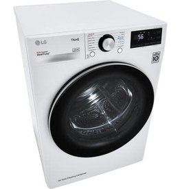 LG Electronics DLHC1455W 4.2 cu. ft. Compact White Electric Dryer with Dual Inverter HeatPump Technology