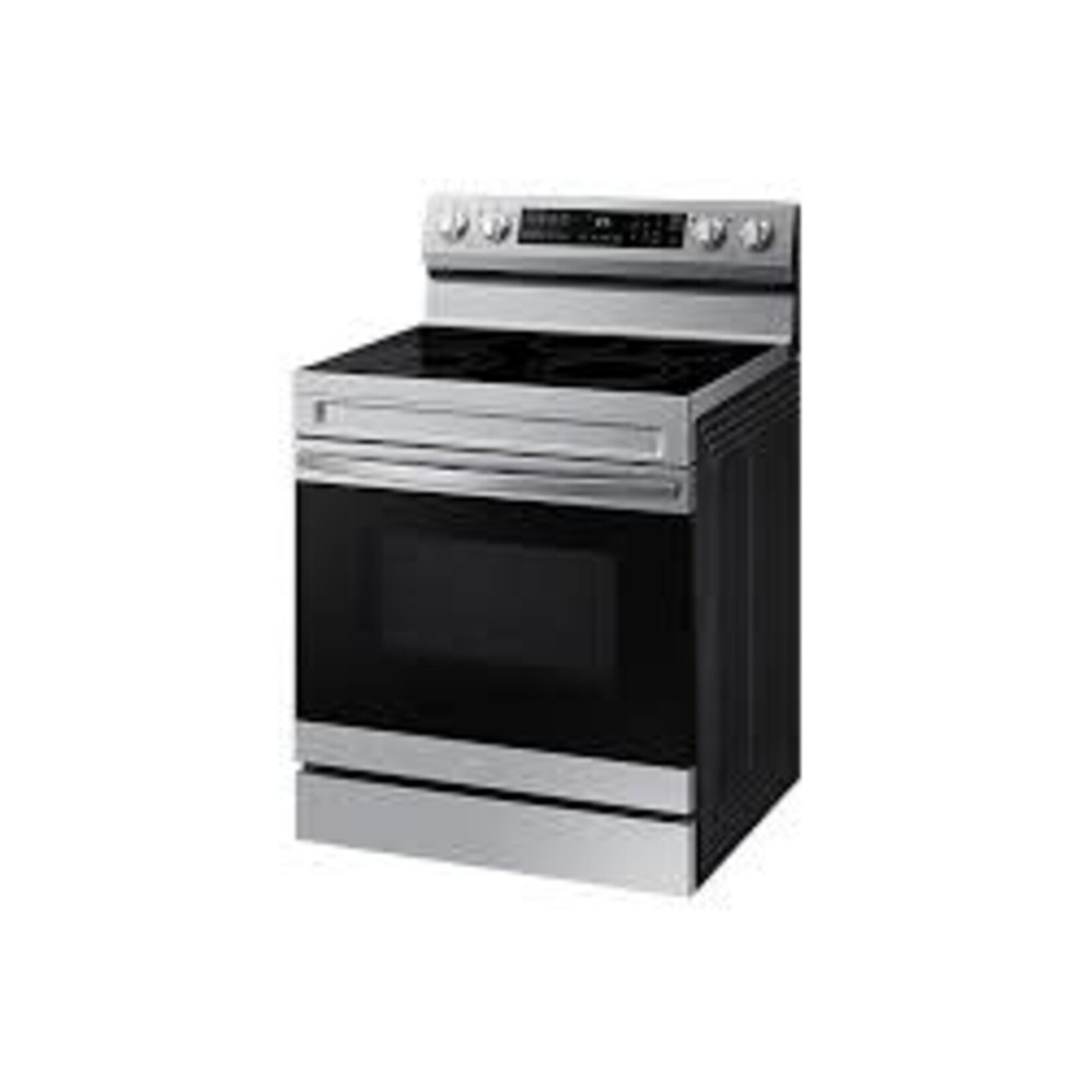 SAMSUNG #NE63A6511SS 6.3 cu. ft. Smart Wi-Fi Enabled Convection Electric Range with No Preheat AirFry in Stainless Steel