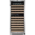 #BWR-0922DZ Whynter - 92-Bottle Dual Zone Wine Cooler - Stainless steel