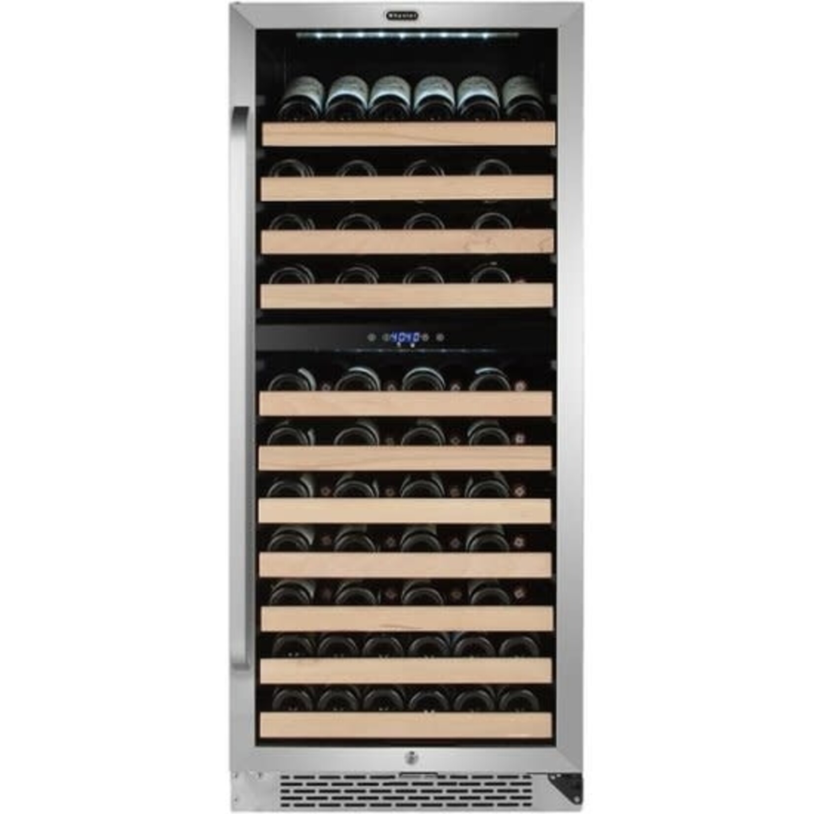 #BWR-0922DZ Whynter - 92-Bottle Dual Zone Wine Cooler - Stainless steel