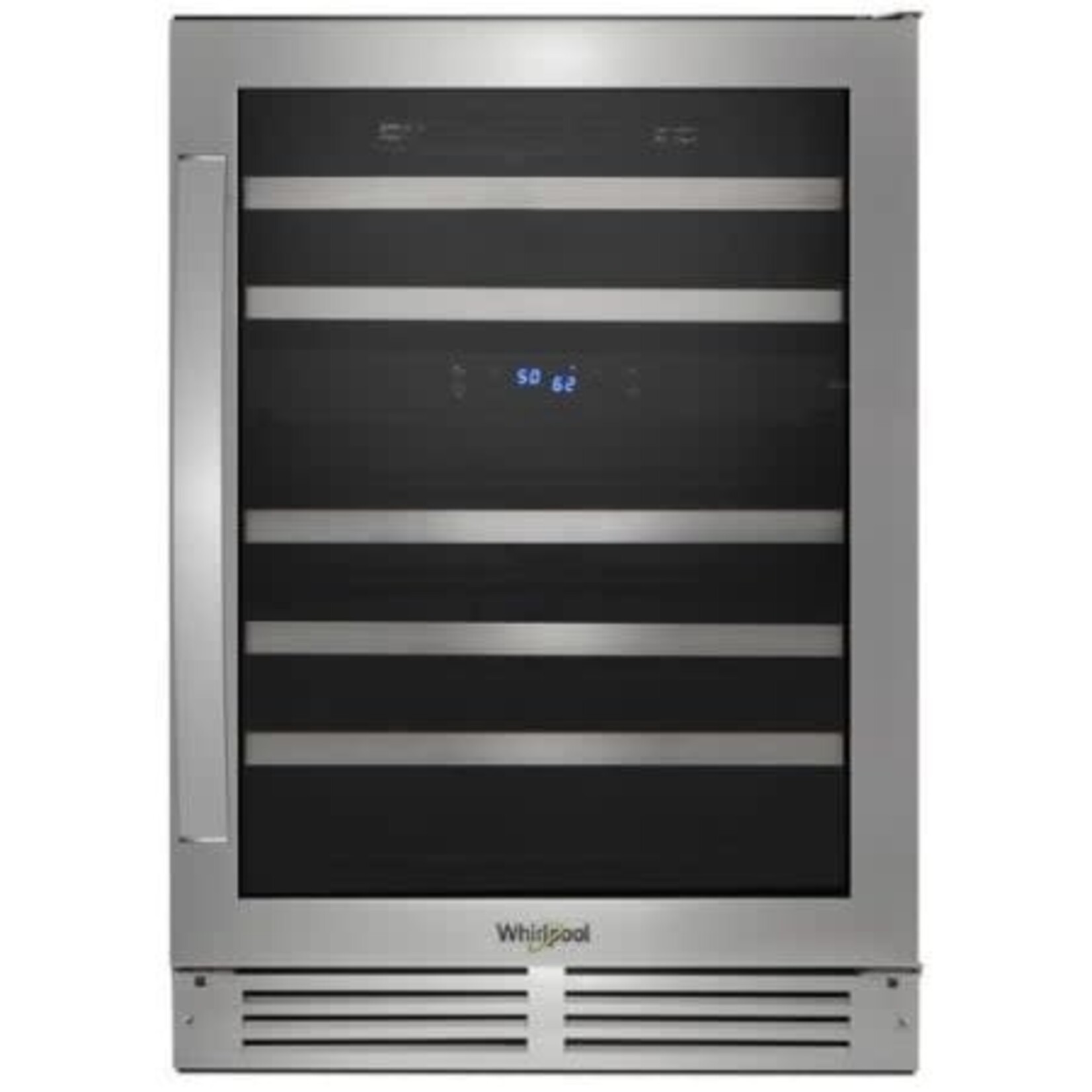 Whirlpool *WUW55X24HS  24-inch Wide Undercounter Wine Center with 46-Bottle Wine Storage