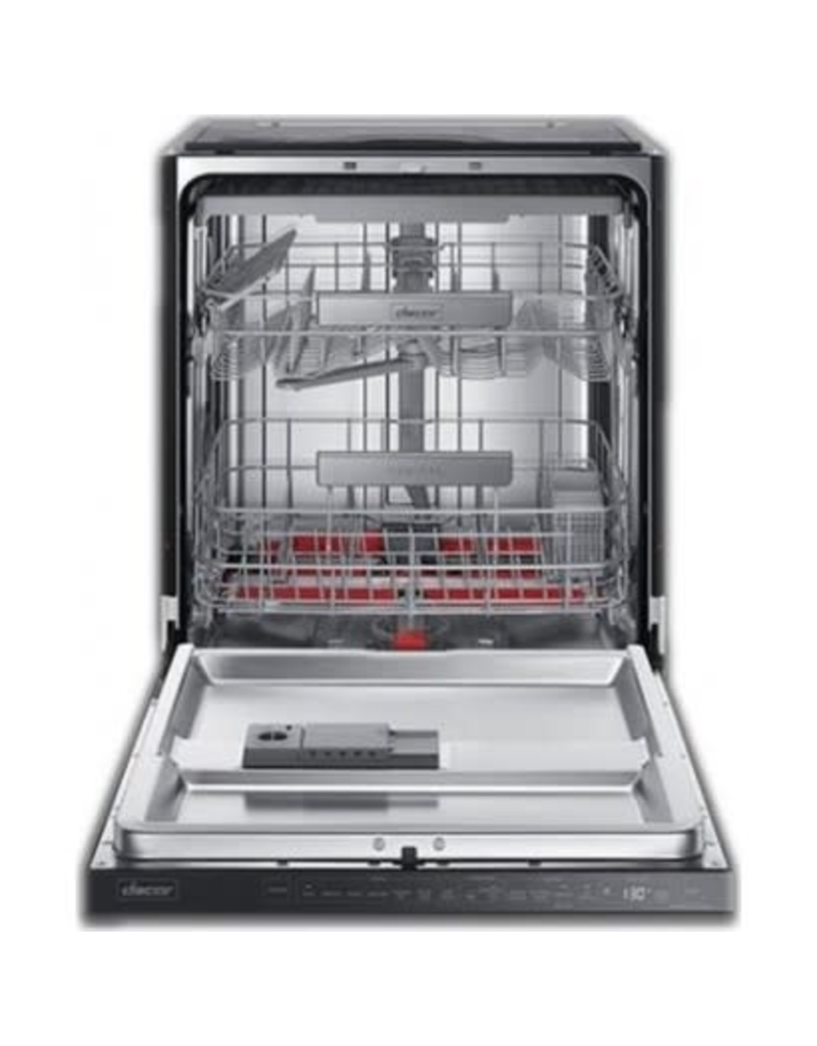 Dacor Transitional DDW24T99B   Finish: Panel Ready Alternate View Alternate View Alternate View Alternate View Dacor 24 Inch Wide 14 Place Setting Energy Star Rated Built-In Fully Integrated Dishwasher with WaterWall™ Technology