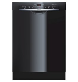 BOSCH SHE3AR76UC Bosch Ascenta Front Control Tall Tub Dishwasher in Black with Hybrid Stainless Steel Tub, 50 dBA