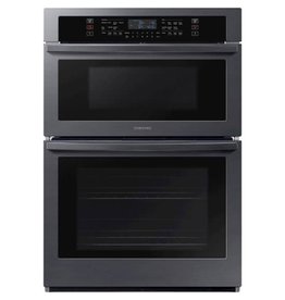 SAMSUNG NQ70T5511DG Samsung 30 in. 1.9/5.1 cu. ft. Microwave Combination Wi-Fi Electric Wall Oven in Black Stainless Steel