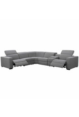 Woodston Woodston Fabric Power Reclining Sectional with Power Headrests