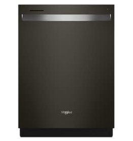 WHIRLPOOL WDT750SAKV 24 in. Top Control Built-In Tall Tub Dishwasher in Black Stainless with Third Level Rack