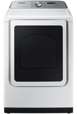 SAMSUNG DVE52A5500W 7.4 cu. ft. Smart White Electric Dryer with Steam Sanitize