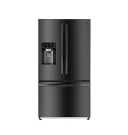 KENMORE ( Kenmore 75507 25.5 cu. ft. French Door Refrigerator with Dual Ice Makers - Black Stainless Steel