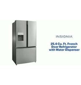 Insignia™ NS-RFD26XSS0 Insignia™ - 25.4 Cu. Ft. French Door Refrigerator with Water Dispenser - Stainless steel
