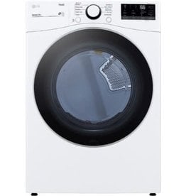 LG Electronics Package - LG - 4.5 Cu. Ft. High Efficiency Stackable Smart Front Load Washer with Steam and 6Motion Technology and 7.4 Cu. Ft. Stackable Smart Electric Dryer with Built In Intelligence - White WM3600HWA/DLE3600W