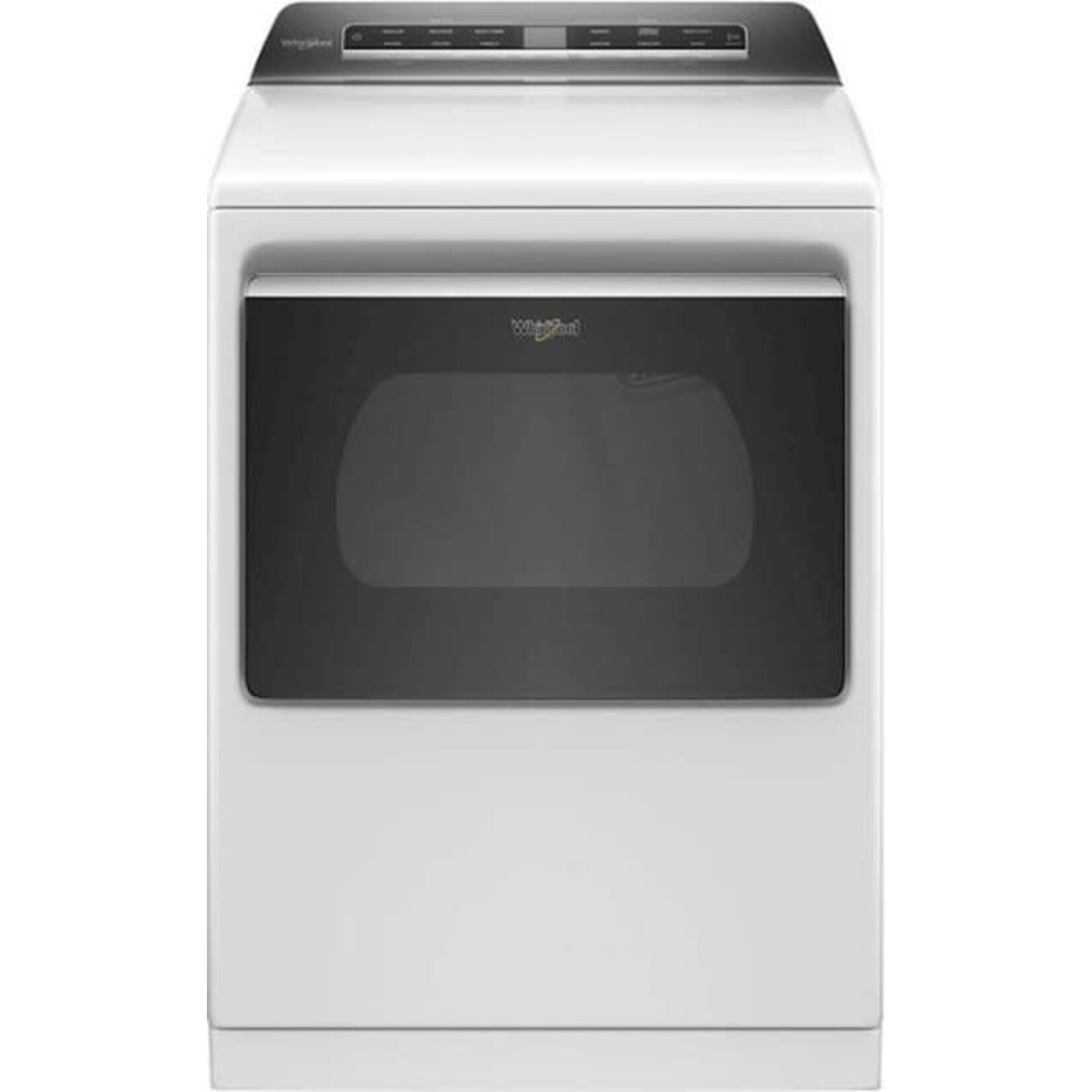 Whirlpool #WGD7120HW 7.4 cu. ft. 120-Volt Smart Gas Vented Dryer in White with a Hamper Door and Steam, ENERGY STAR