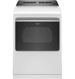 WHIRLPOOL WGD7120HW 7.4 cu. ft. 120-Volt Smart Gas Vented Dryer in White with a Hamper Door and Steam, ENERGY STAR