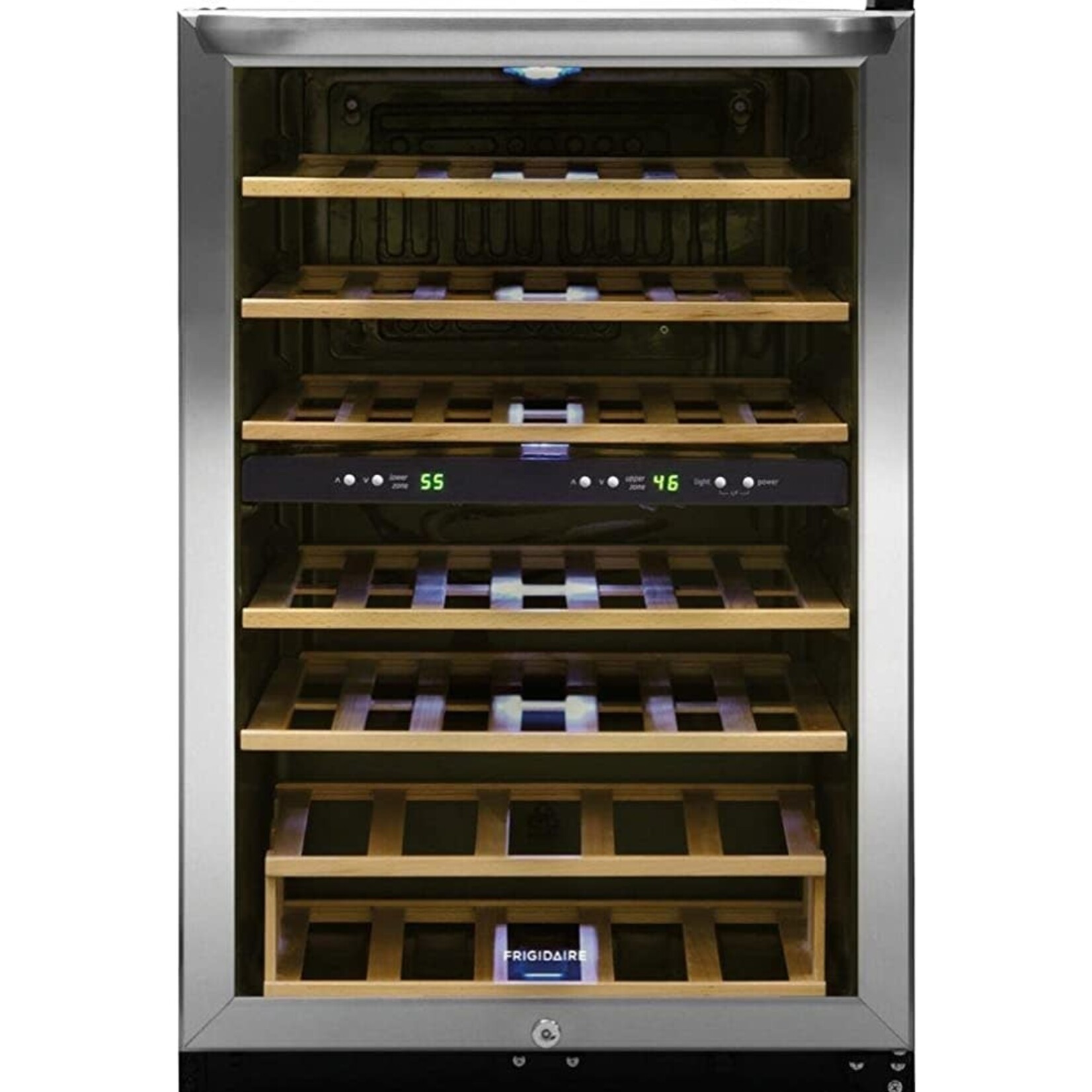 Frigidaire #FFWC38B2RS  Frigidaire - 38-Bottle Wine Cooler - Stainless steel