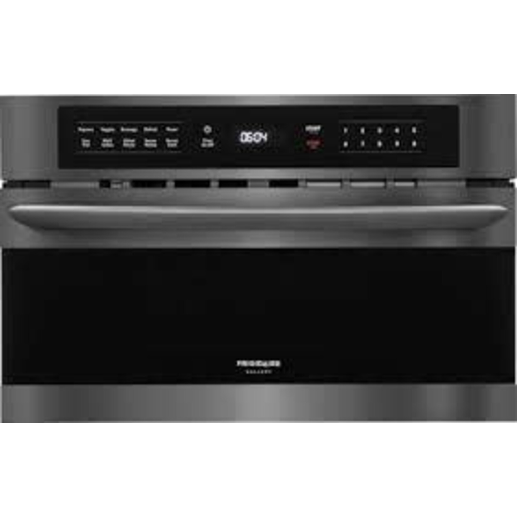 Frigidaire #FGMO3067UD 1.6 cu. ft. Built in Microwave in Black Stainless Steel with Drop Down Door