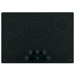 GE Profile #PP7030DJBB GE Profile™ 30" Built-In Knob Control Electric Cooktop