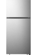 HISENSE HRT180N6AVD Hisense  18-cu ft Top-Freezer Refrigerator (Stainless Steel Look)