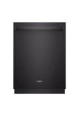 WHIRLPOOL WDT730PAHB  24 in. Black Top Control Built-In Tall Tub Dishwasher with Fan Dry, 51 dBA