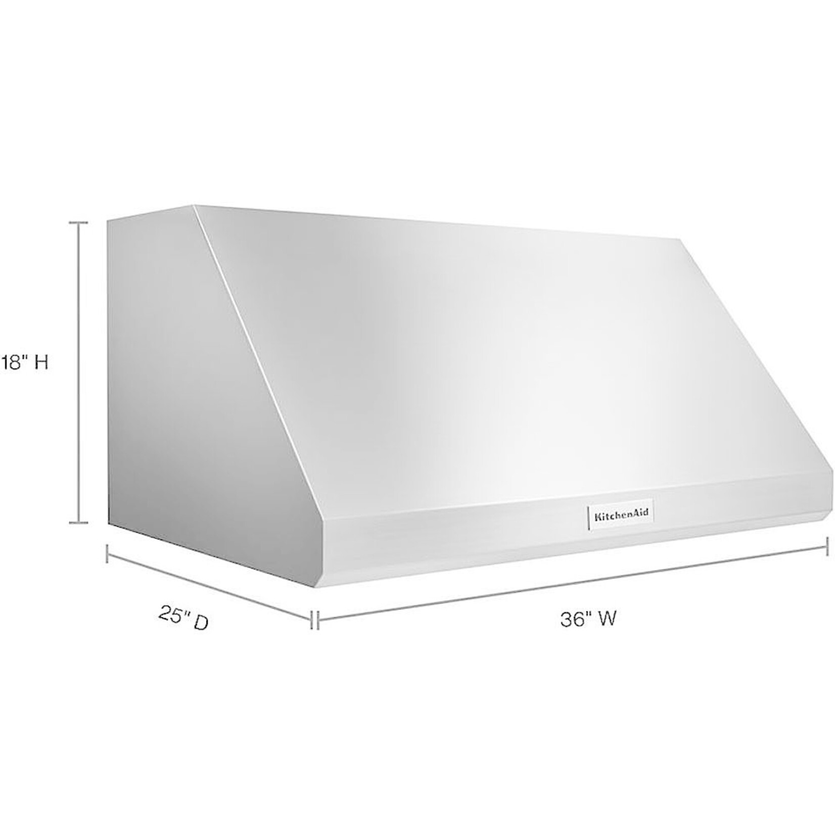KitchenAid #*KVWC906JSS KitchenAid - 36" Externally Vented Range Hood - Stainless steel